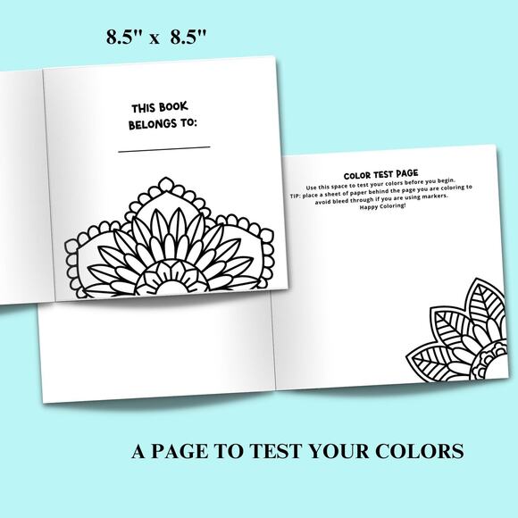 Bold Mandala Coloring Book: 40 Easy Relaxation Designs - Picture 3 of 6